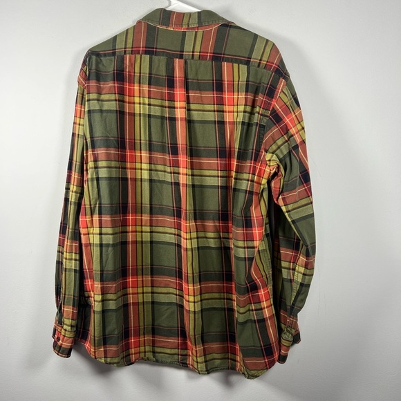 J. Crew Plaid Button Down Cotton Large - Picture 5 of 5